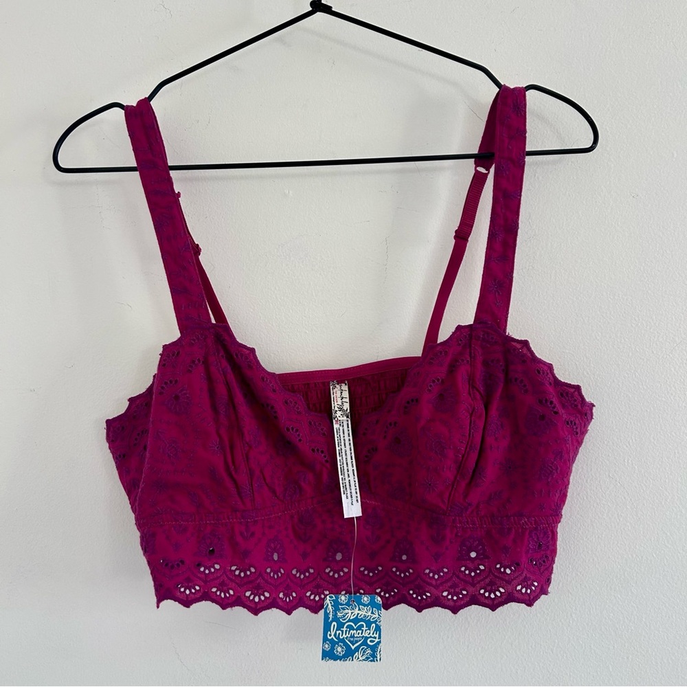 Intimately free people eyelet Ezra bralette